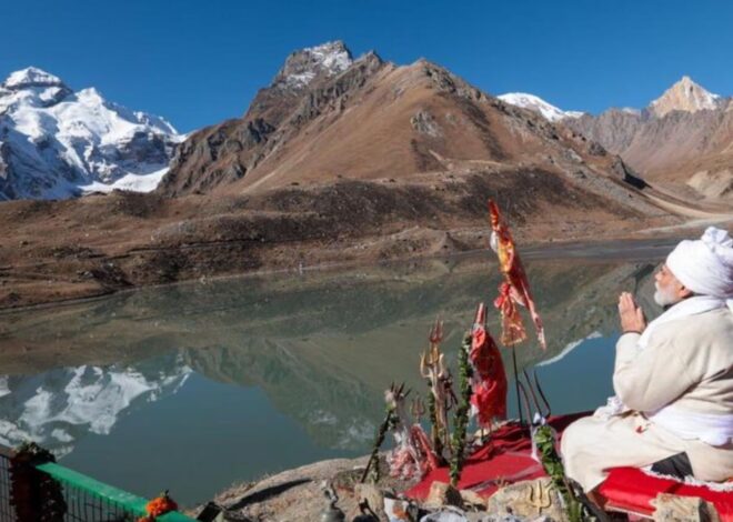 PM Modi worshiped at Parvati Kund in Uttarakhand